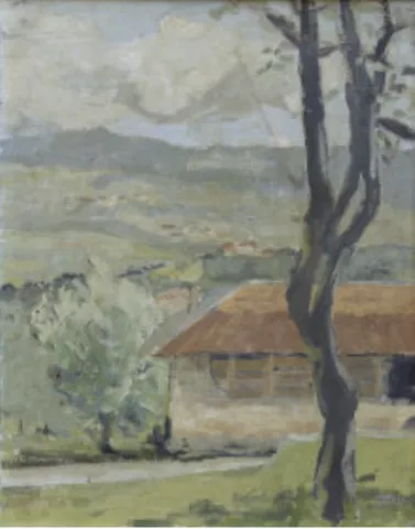 Paesaggio con albero