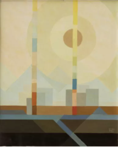 Paesaggio astratto, Alluvione