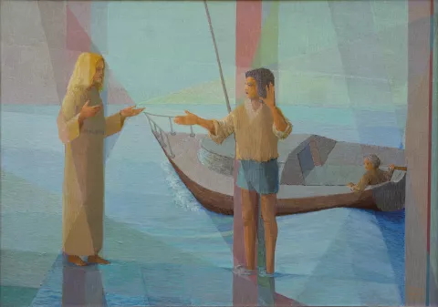 Cristo cammina sulle acque