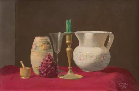 Candela mangiafumo rossa