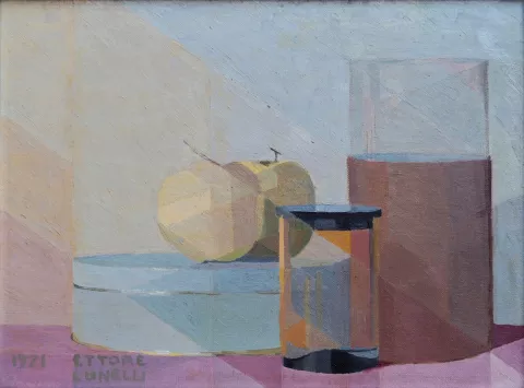 Barattolo giallo, mele