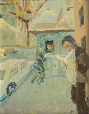 Per strada - bozzetto