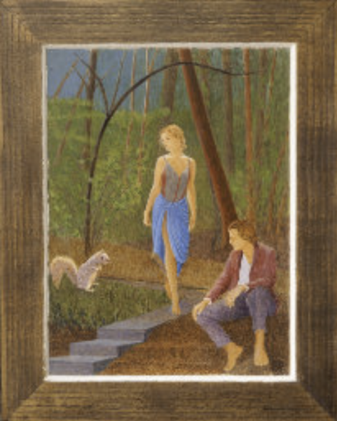 Coppia con scoiattolo