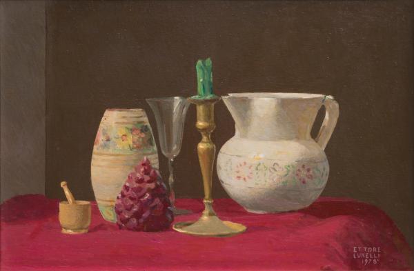 Candela mangiafumo rossa